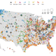 Illustration for article titled U.S. Energy Generation, Mapped in Wonderful Detail